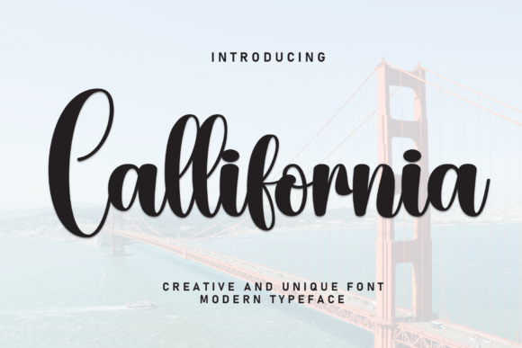 Callifornia: A Magical Script Font for Elegant Design