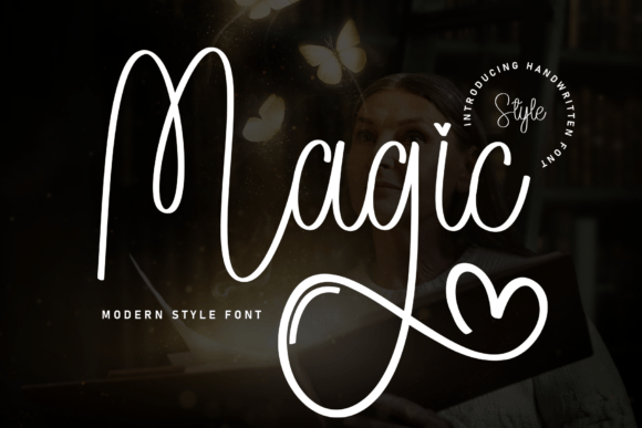 Magic Handwritten Font: Elegance Meets Design Versatility