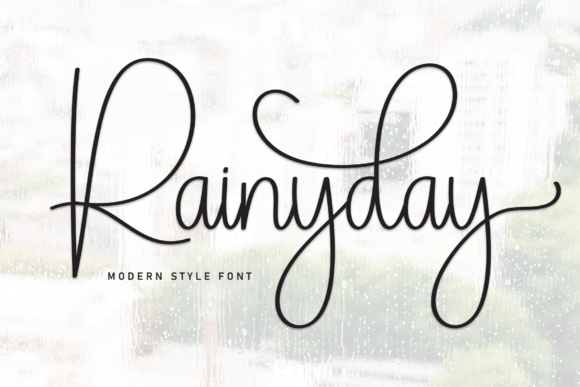 Rainyday: A Graceful Handwritten Font for Natural Elegance