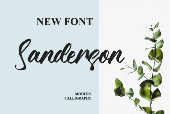 Sanderson: A Bold Handwritten Font for Nostalgic Headlines