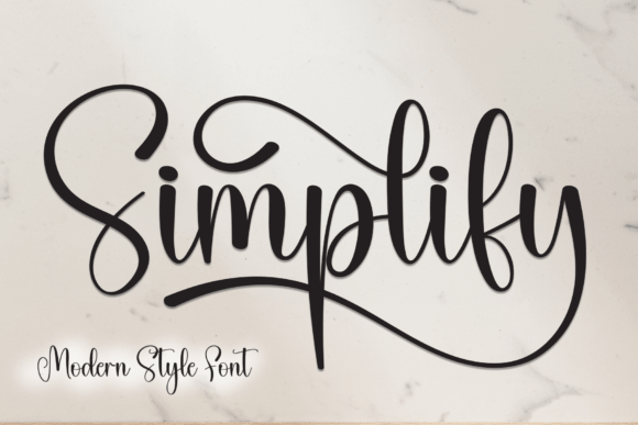 Simplify: Elevate Creative Projects with Elegant Script