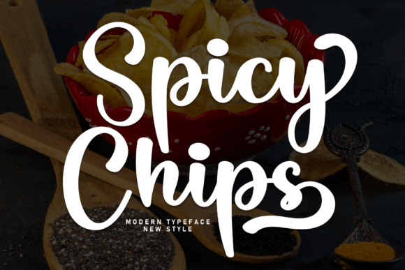 Spicy Chips: A Handwritten Font That Adds Flavor to Any Design