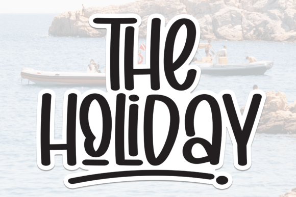 The Holiday: A Flowing Handwritten Font for Elegant Designs