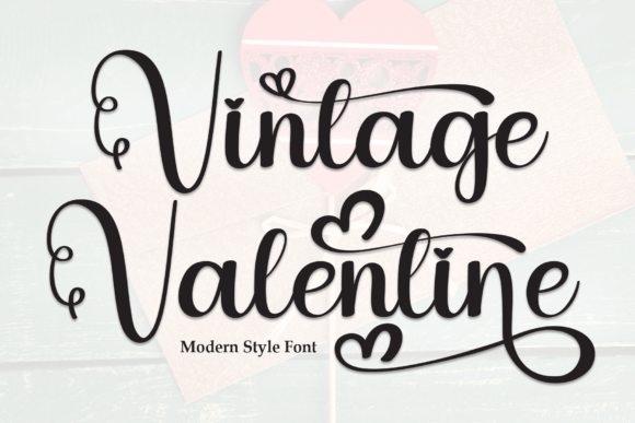 Vintage Valentine: A Timeless Handwritten Font for Branding